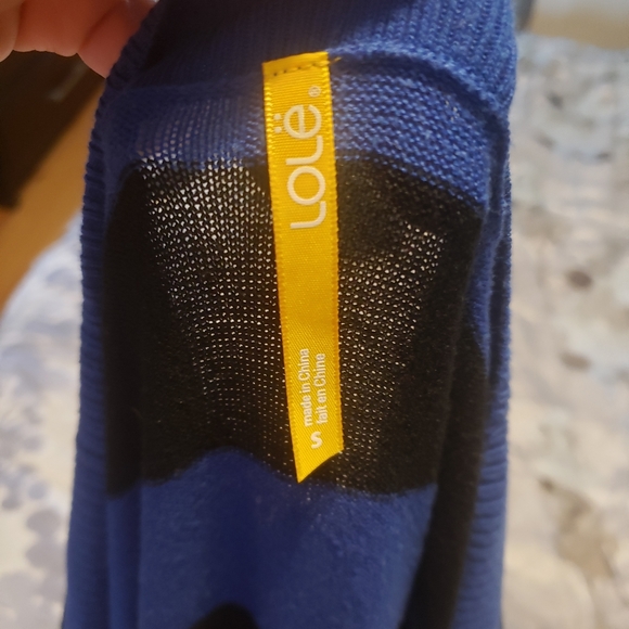 Lole Black and blue cardugan size small - Picture 3 of 5